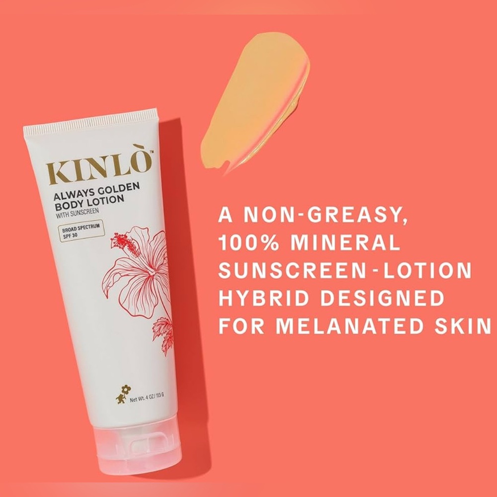 Kinlò Always Golden Tinted Body Lotion SPF 30 for Melanated Skin BNIB sealed